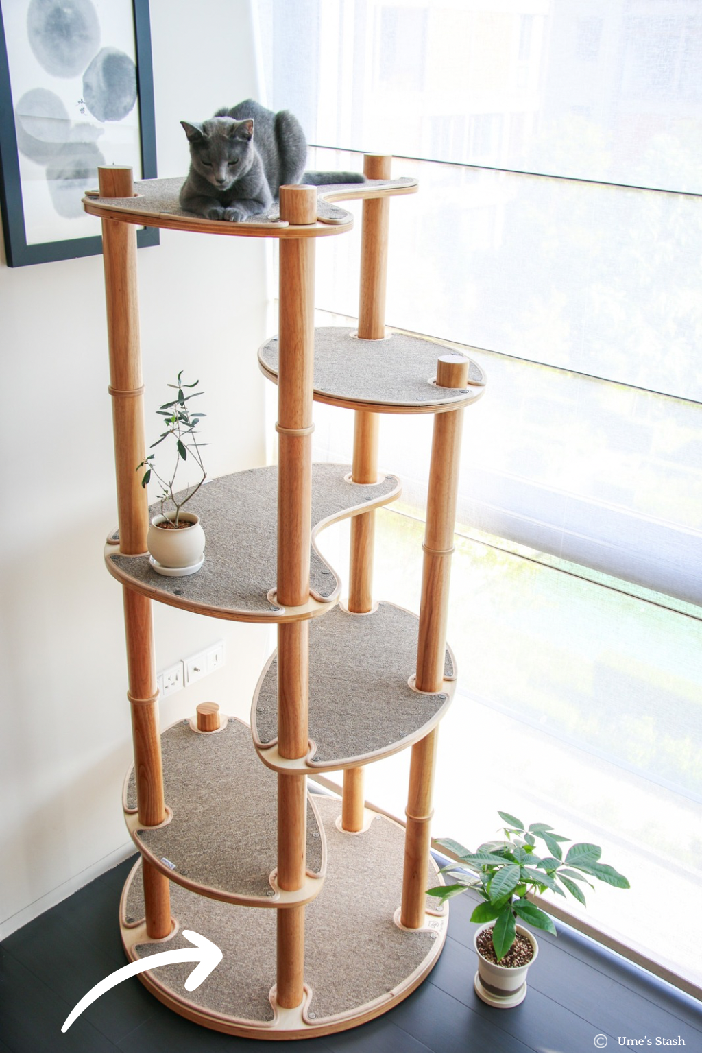 แผ่นรองทดแทน Bouclé สำหรับ Cypress Cat Tree