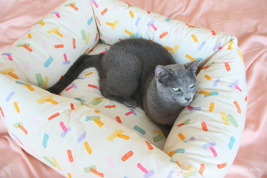 Confetti cushion bed