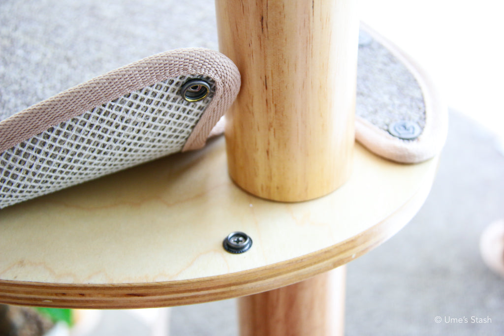 Bouclé mat replacement for Star Pillar cat tree