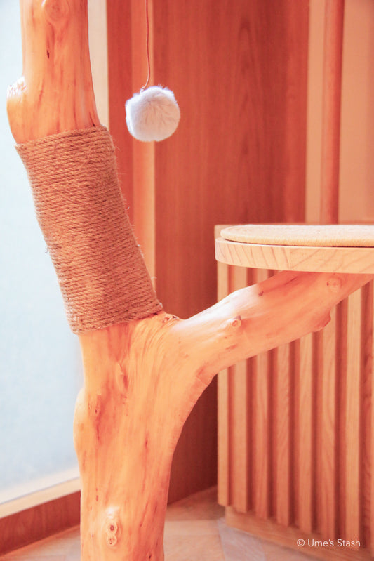 Puff fur ball replacement for Spruce cat tree (ver. 2)