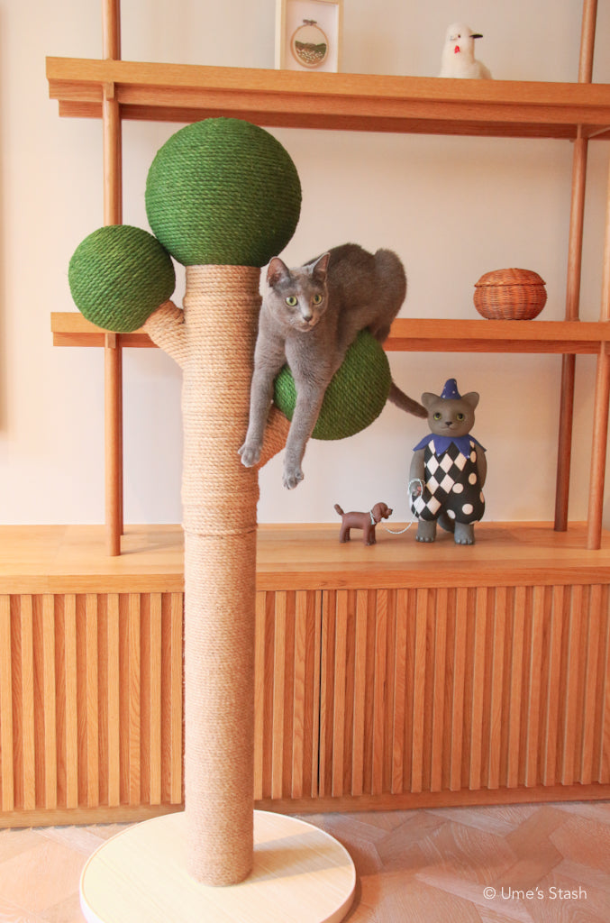 Extra Tall and Stable Modern Scratching Post for Cats – Ume's Stash