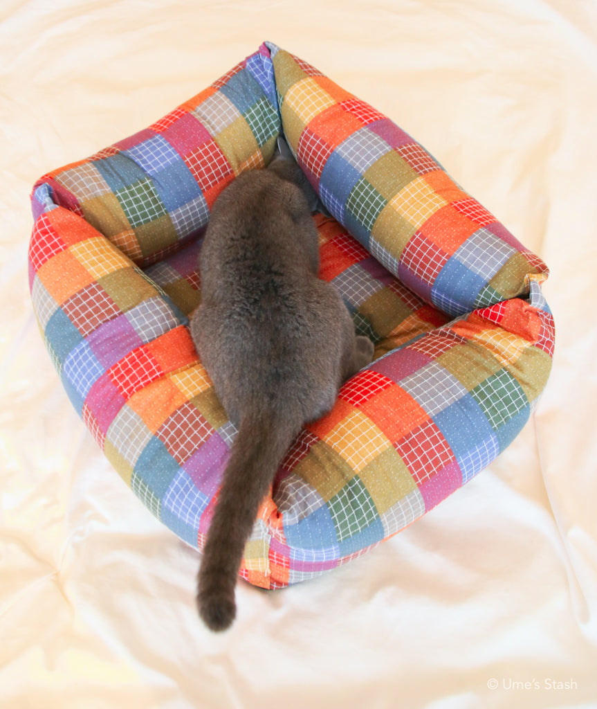 Patchwork cushion bed