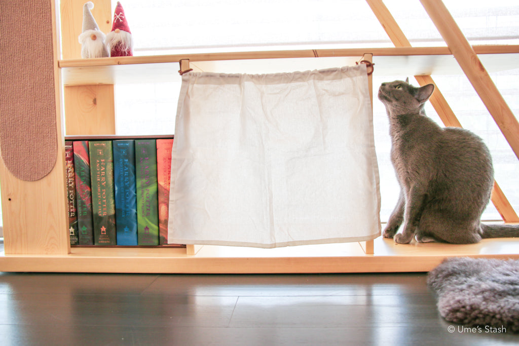 Gingko bookshelf cat tree