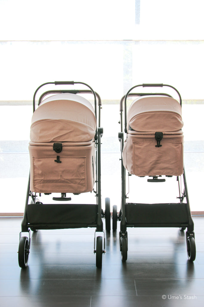 Peach pet stroller (Merlie MW3)
