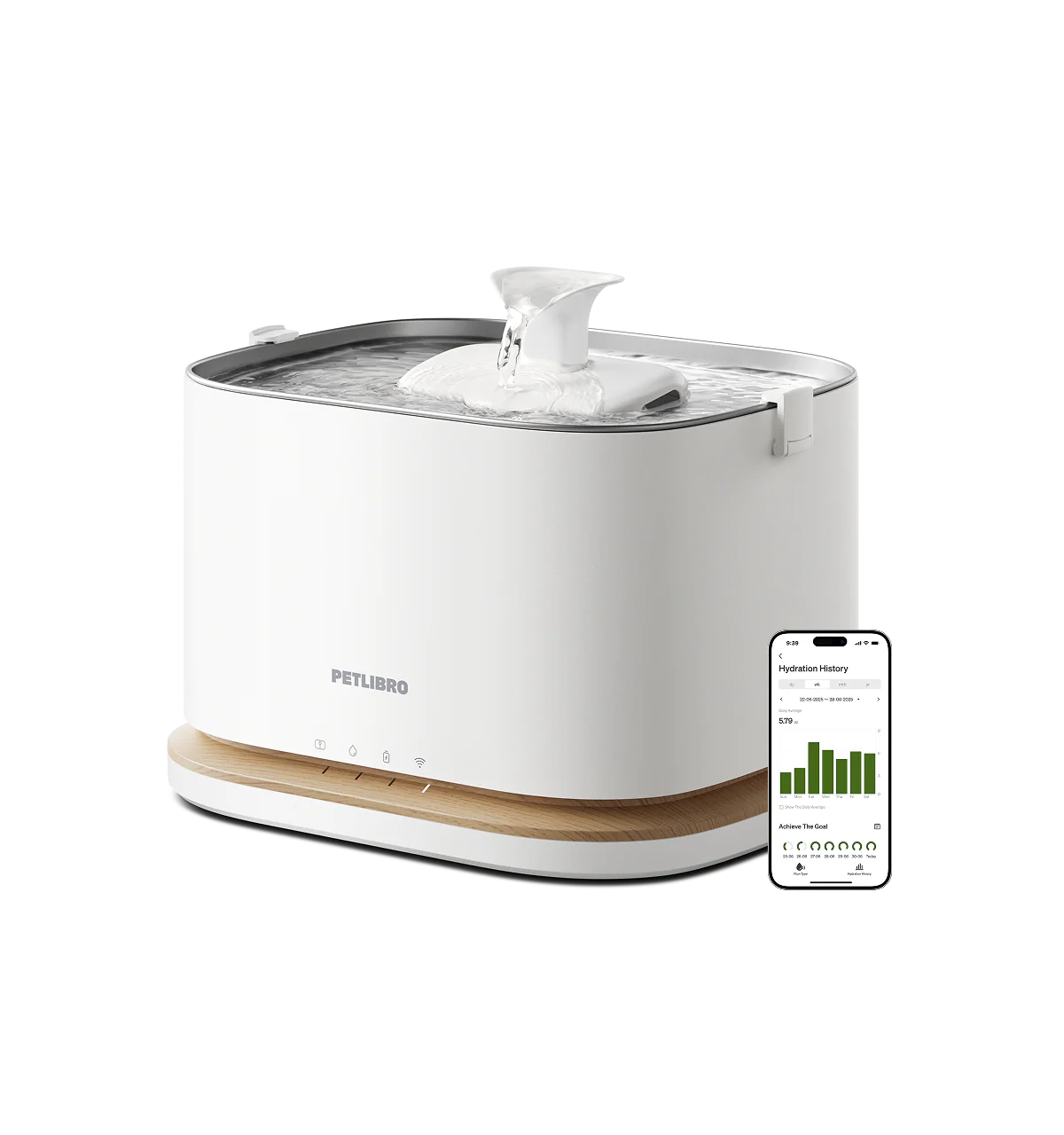 Dockstream 2 water fountain (wireless + smart app)