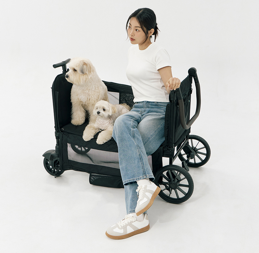 Watermelon pet stroller (Merlie MW 6) (Ver. 2)