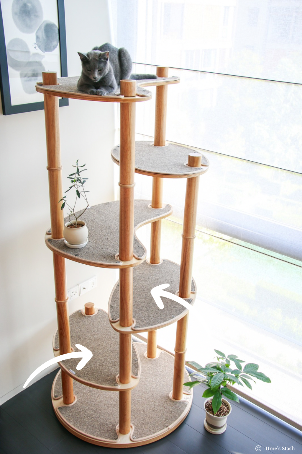 แผ่นรองทดแทน Bouclé สำหรับ Cypress Cat Tree