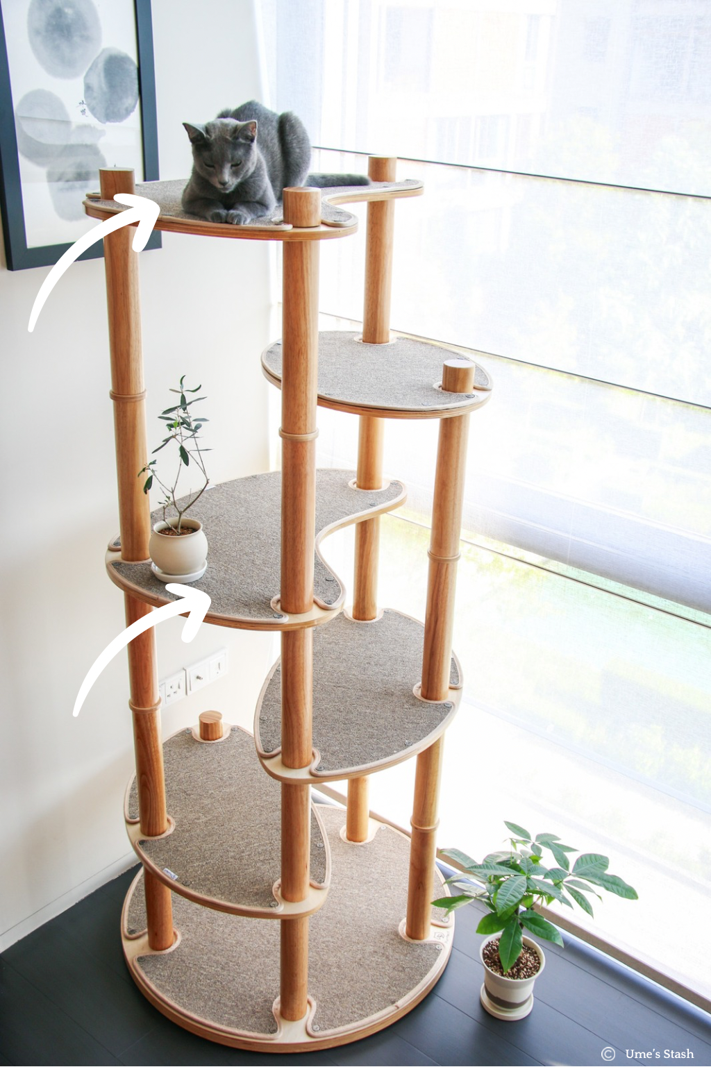 แผ่นรองทดแทน Bouclé สำหรับ Cypress Cat Tree