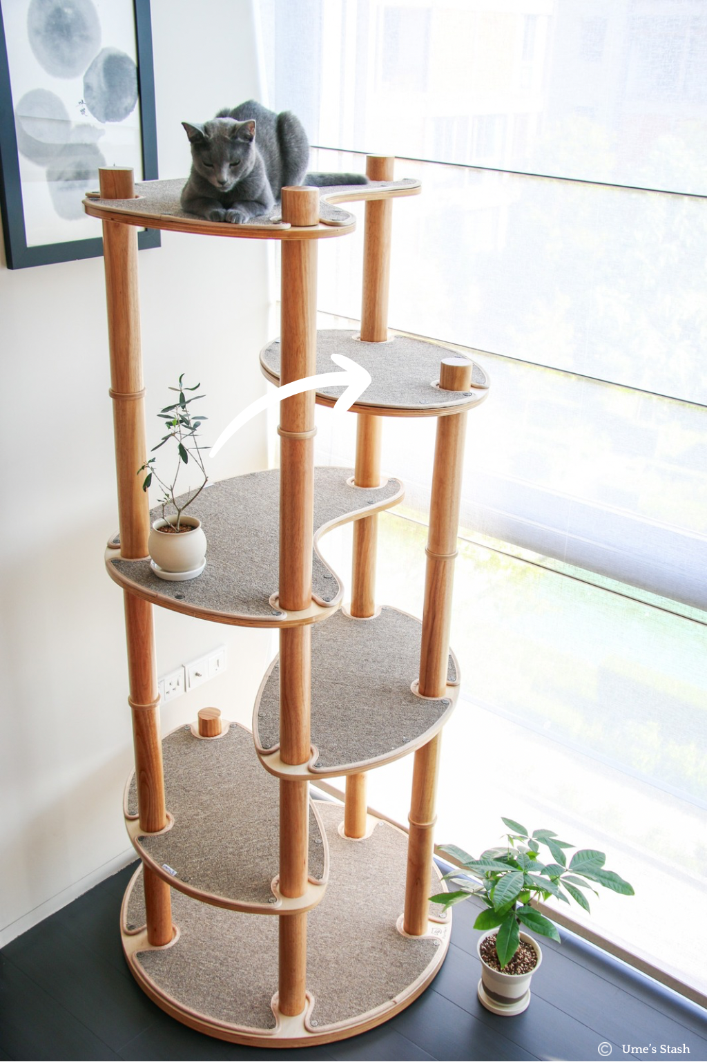 แผ่นรองทดแทน Bouclé สำหรับ Cypress Cat Tree