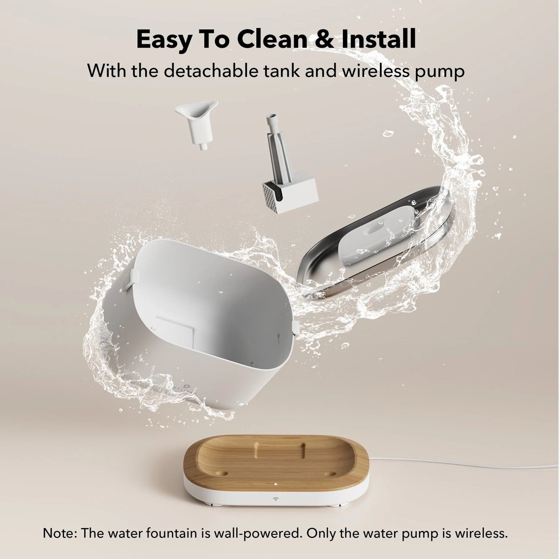 Dockstream water fountain (wire + smart app) - Ume's Stash
