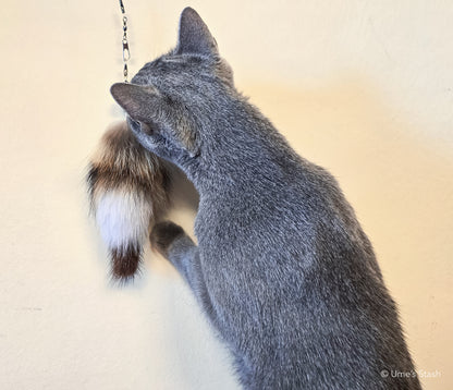 Raccoon tail wand attachment