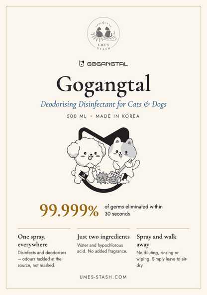 Gogangtal Deodorising Disinfectant for Cats & Dogs (500ml)