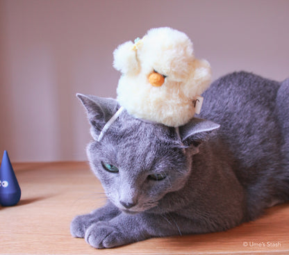 Fluffy chick hat