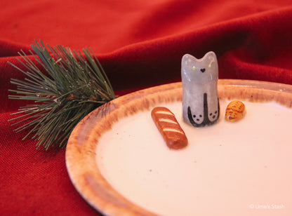Boulangerie Cat plate