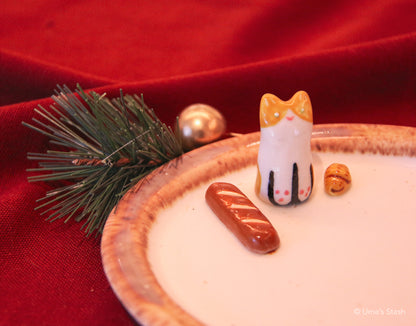 Boulangerie Cat plate