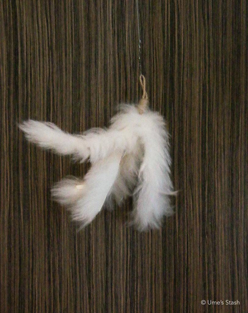 Fluffy llama wand attachment