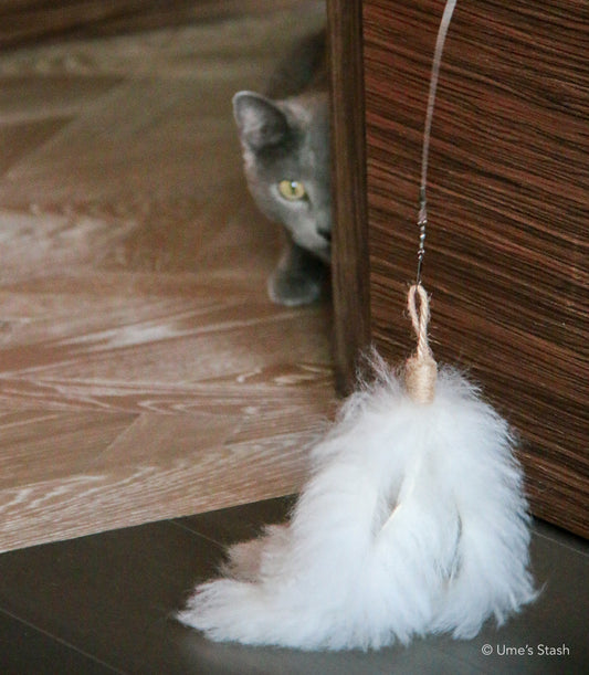 Fluffy llama wand attachment