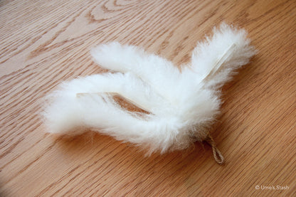 Fluffy llama wand attachment