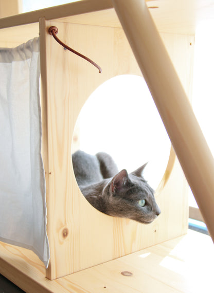 Gingko bookshelf cat tree