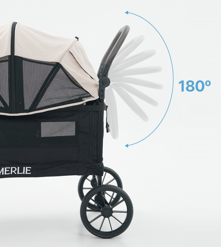 Watermelon pet stroller (Merlie MW 6) (Ver. 2)