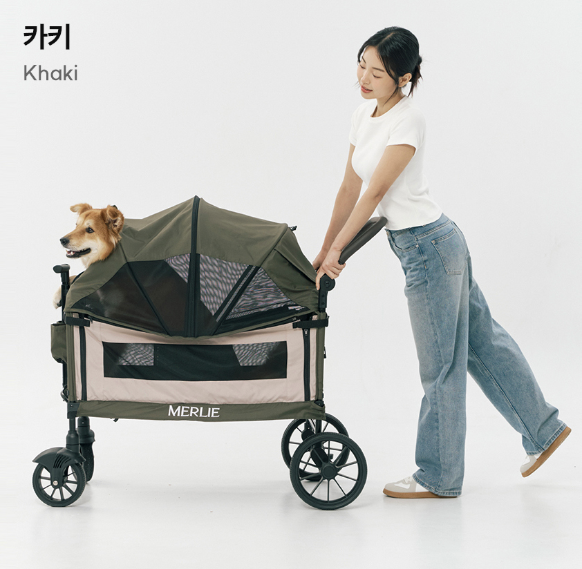 Watermelon pet stroller (Merlie MW 6) (Ver. 2)