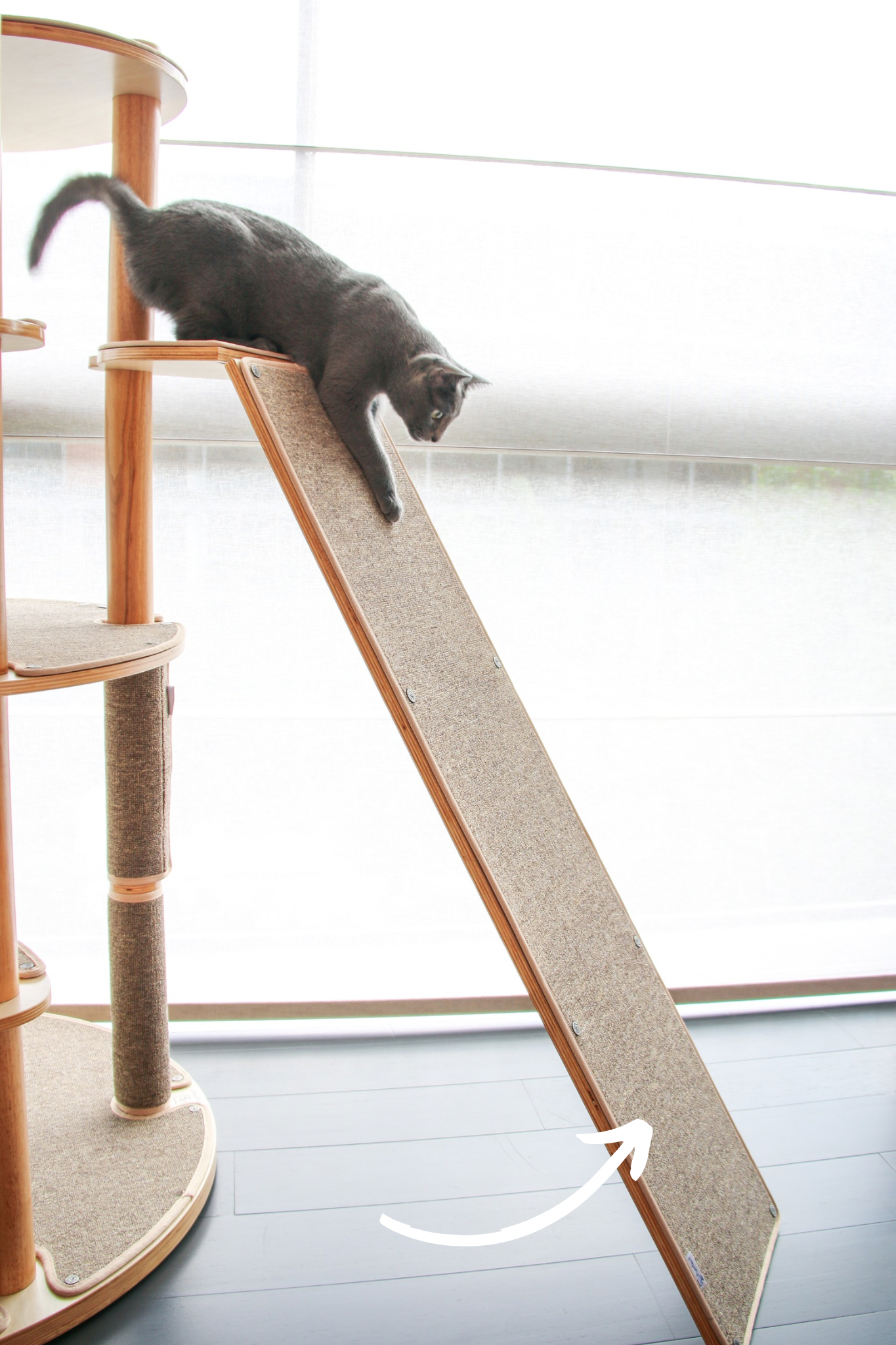 Bouclé mat replacement for Star Pillar cat tree