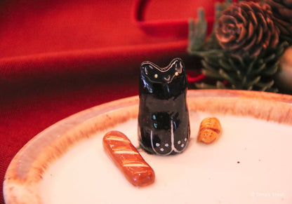 Boulangerie Cat plate - Gorong Lab - Cat themed homeware