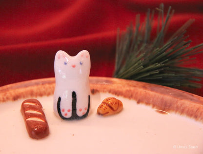 Boulangerie Cat plate - Gorong Lab - Cat themed homeware