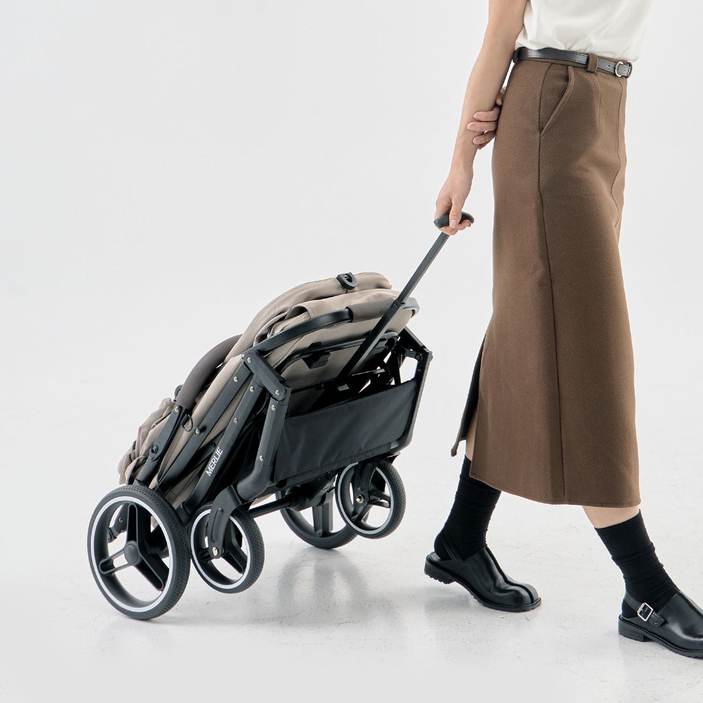 Peach pet stroller (Merlie MW3)