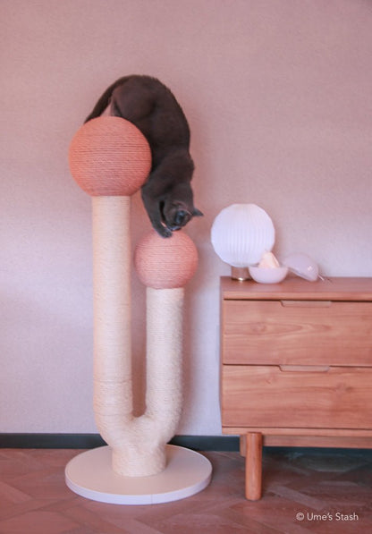 Great Maple scratching post (Spring pink) - Ume's Stash