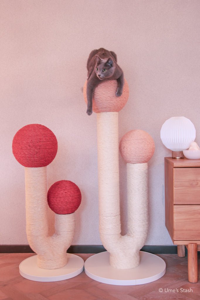 Great Maple scratching post (Spring pink) - Ume's Stash