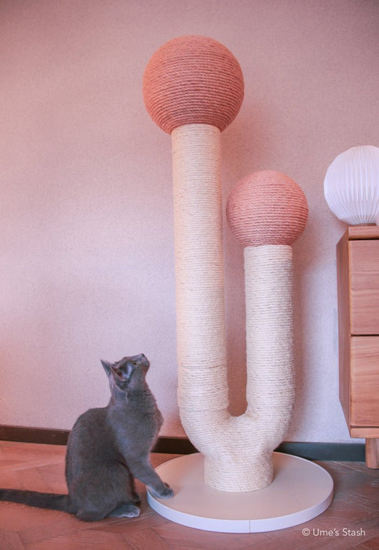 Great Maple scratching post (Spring pink) - Ume's Stash