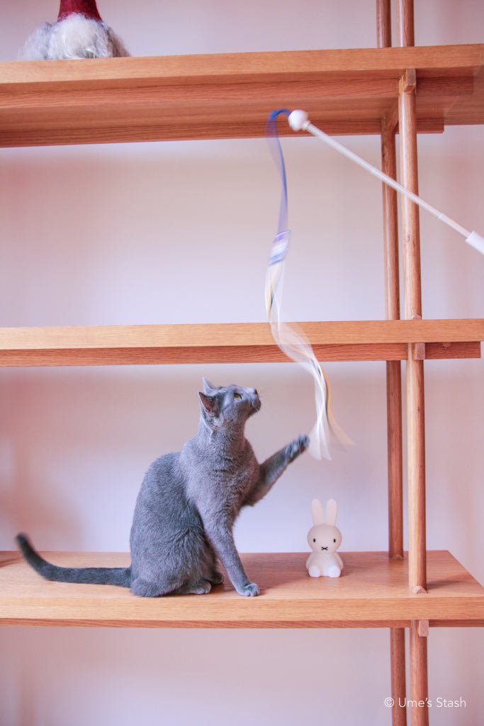 Holly cat wand - Ume's Stash - Cat teaser wand