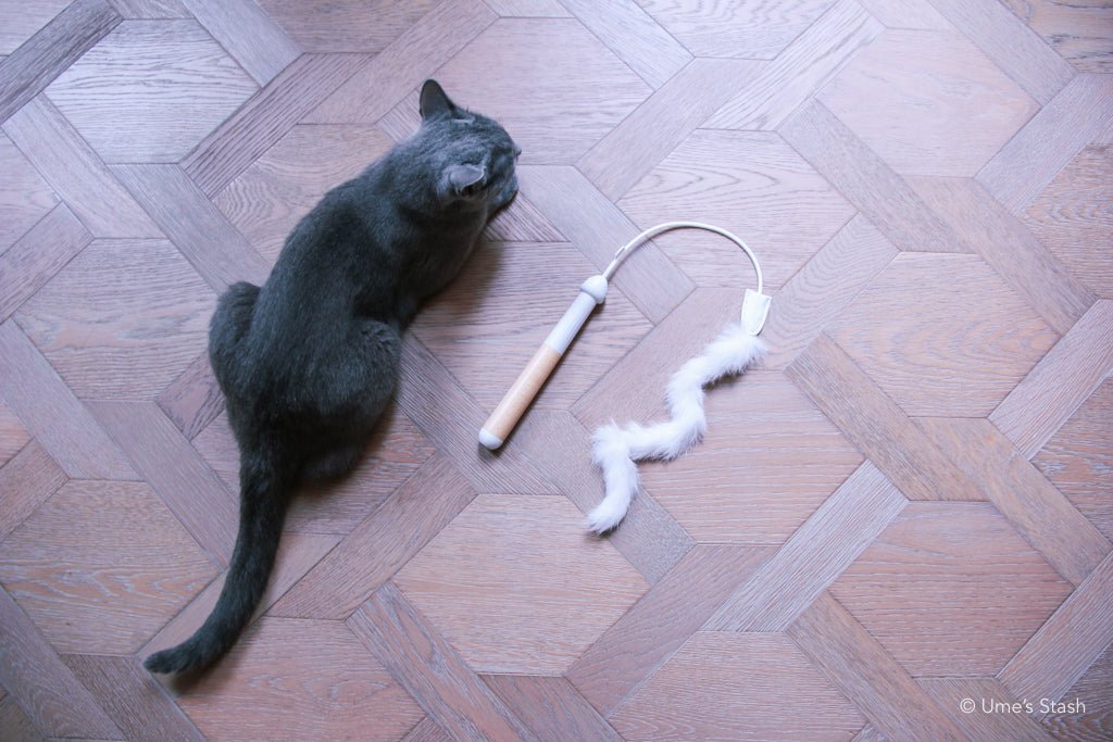 Holly cat wand - Ume's Stash - Cat teaser wand
