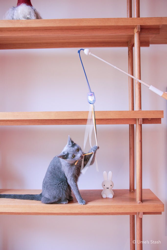 Holly cat wand - Ume's Stash - Cat teaser wand
