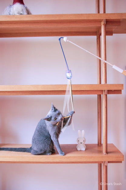 Holly cat wand - Ume's Stash - Cat teaser wand