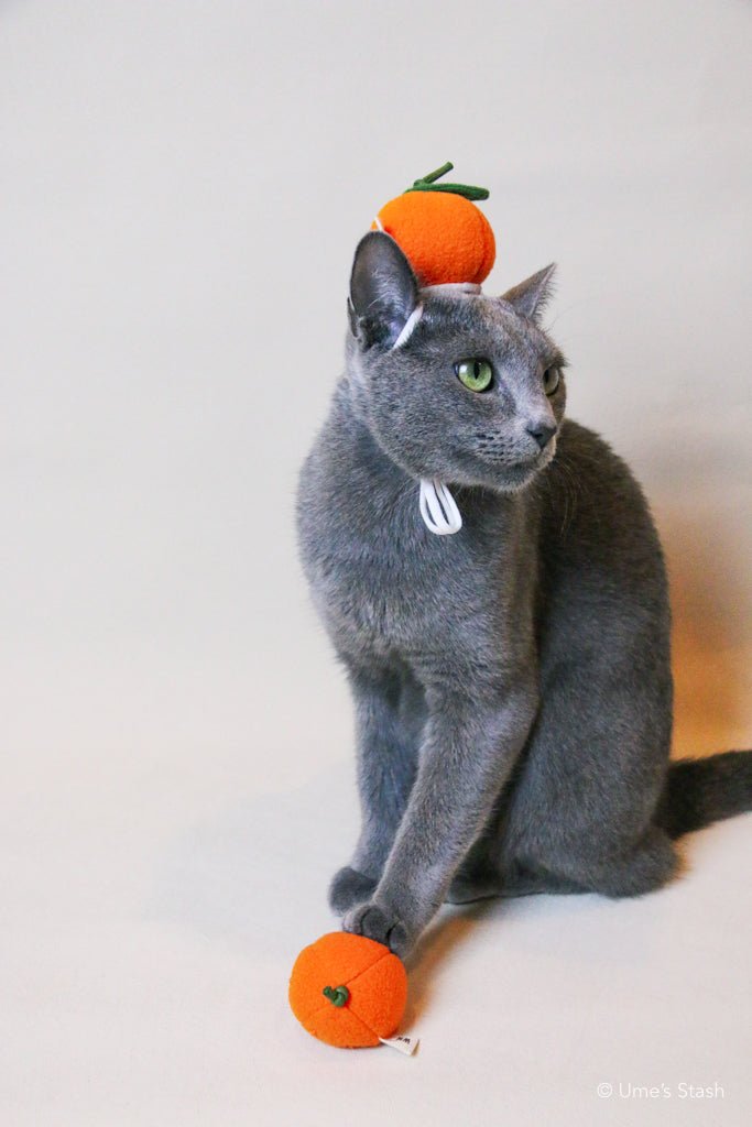 Mandarin orange hat - Ume's Stash