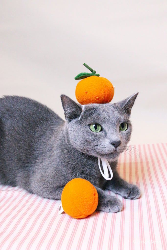 Mandarin orange hat - Ume's Stash