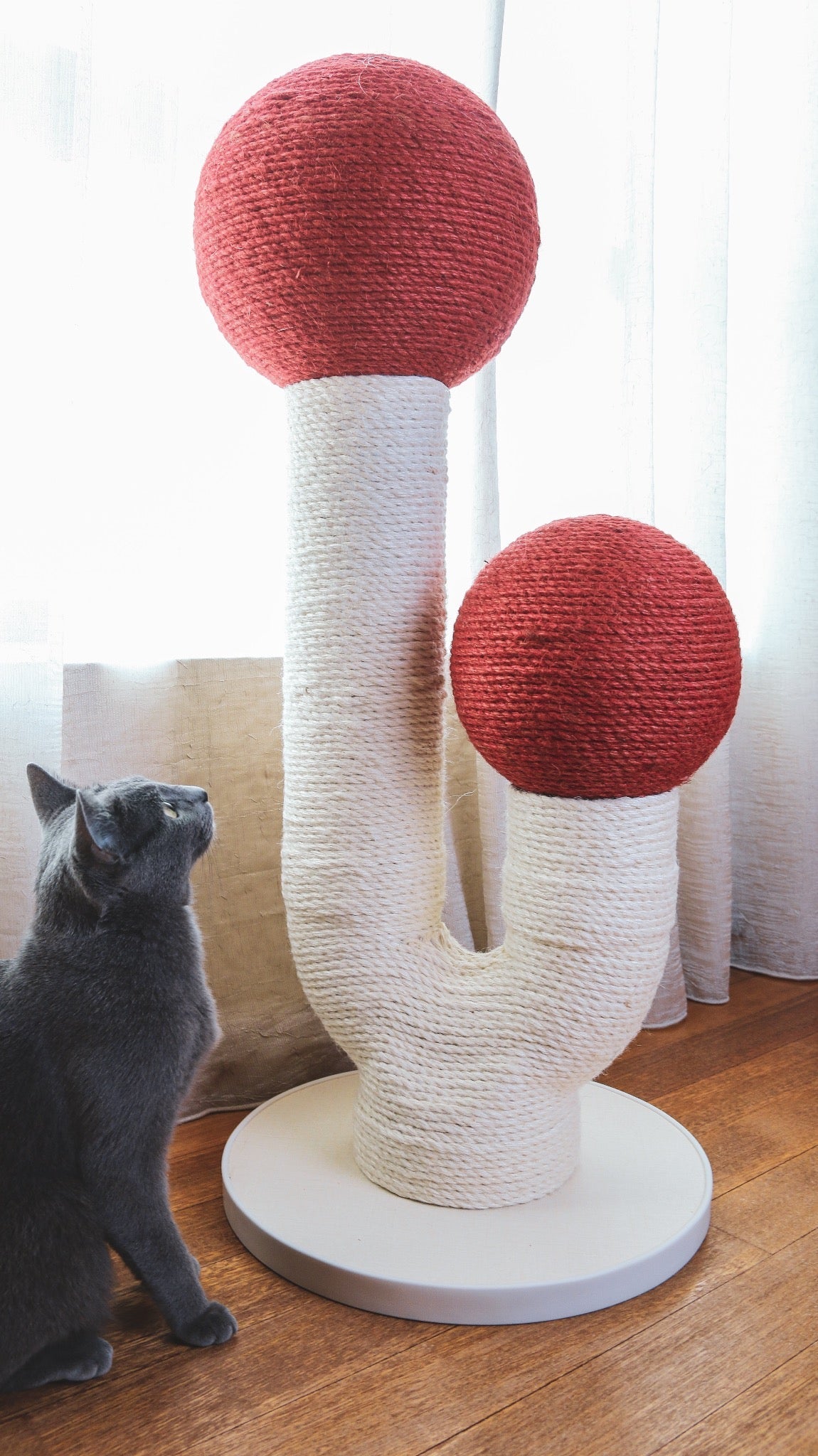 Maple scratching post - Ume's Stash