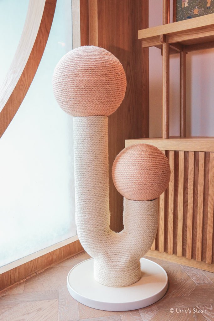 Maple scratching post (Spring pink) - Ume's Stash