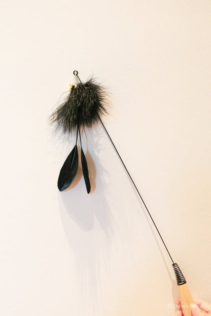 Motmot feathers (wand attachment) - Ume's Stash