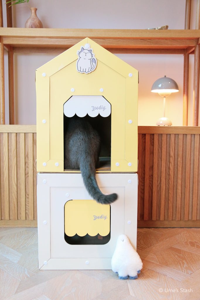 Cardboard Dog House Pet House Tower Condo Apartment