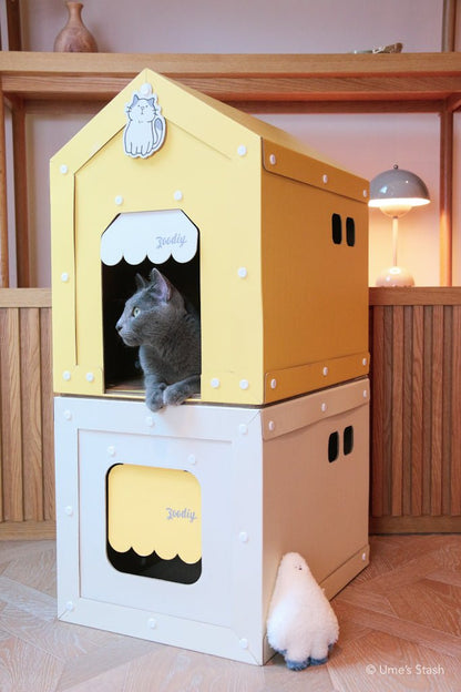 Pentagon hideaway pet house - Ume's Stash